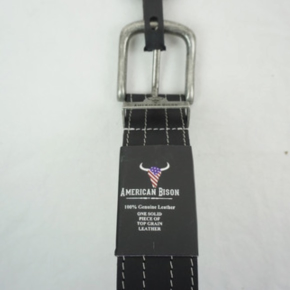 American Bison Leather Belt bundle of 14 belts (32, 34, 36, 38, 40) - Picture 8 of 15